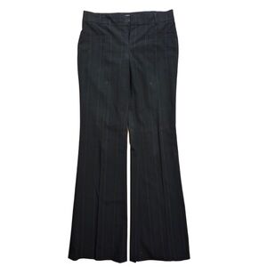 Club Monaco Black Pinstripe Flare Pants